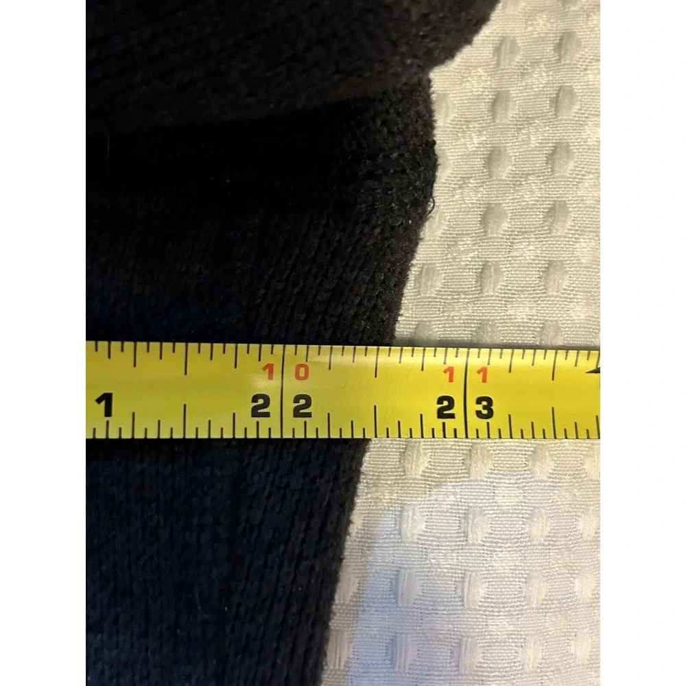 The North Face Mens Size Large - Knit Fleece Lined - Full Zip Jacket-Black TORO